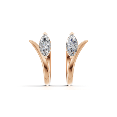 Marquise Wave Earrings