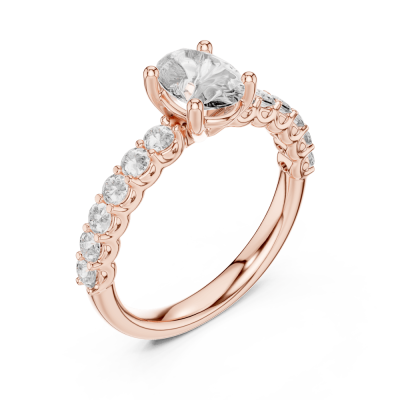 Whispering Oval Ring