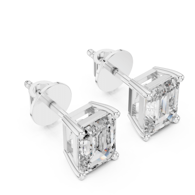 Classic Emerald Studs