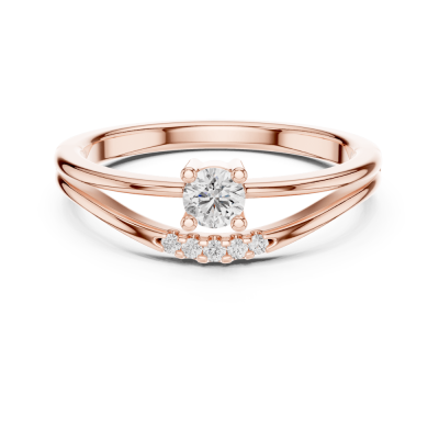 Diamond Arc Ring