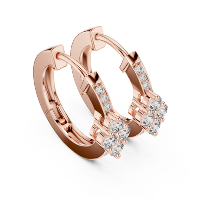 Cluster Flower Hoops