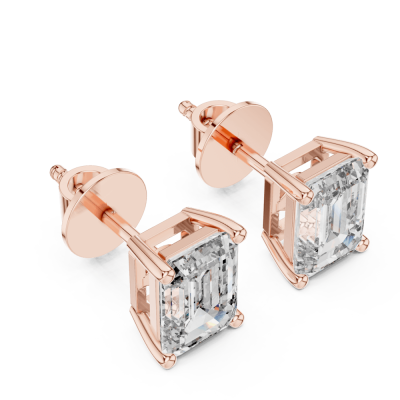 Classic Emerald Studs