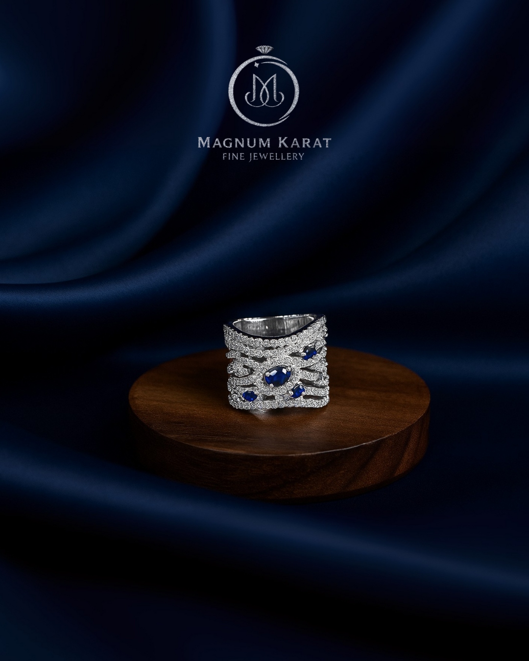 Celestial Waves Ring