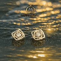 Double Square Studs