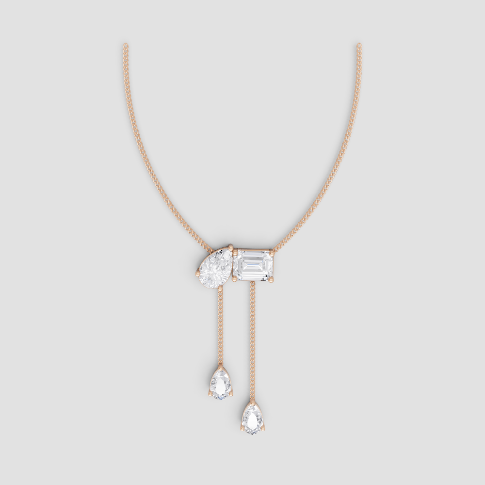 Falling Pear Necklace