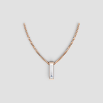 Long Baguette Necklace