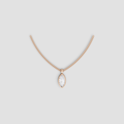 Long Marquise Pendant
